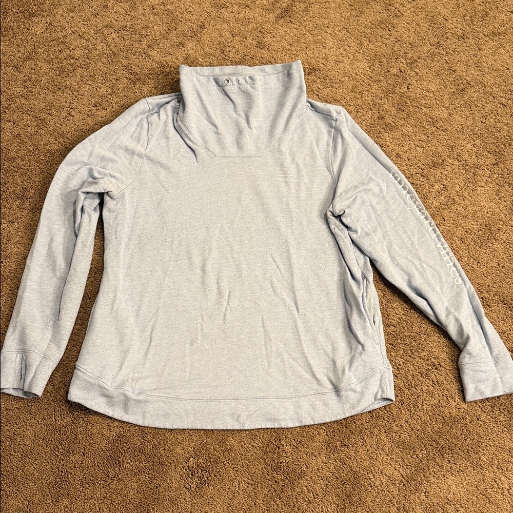 Vineyard Vines Light Blue Turtleneck Sweater